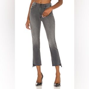 Mother Insider Crop Step Fray